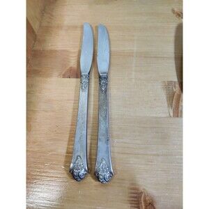 VINTAGE Castle Rose KNIFE 8" STERLING HOLLOW HANDLE 119 grams